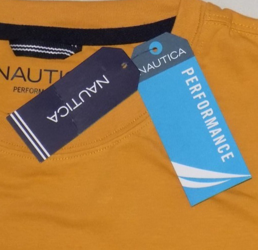 Nautica Men's Active Stretch Performance T-Shirts Goldstar L New gallery