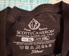 Scotty Cameron Men’s Gray Graphic Golf T-Shirt XL Crew Neck Short Sleeve
