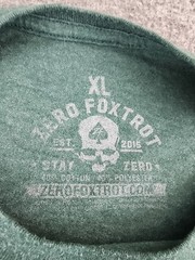 Zero Foxtrot Shirt Mens Large Wolverines Hate It Keeps Me Warm Skull Adult A59