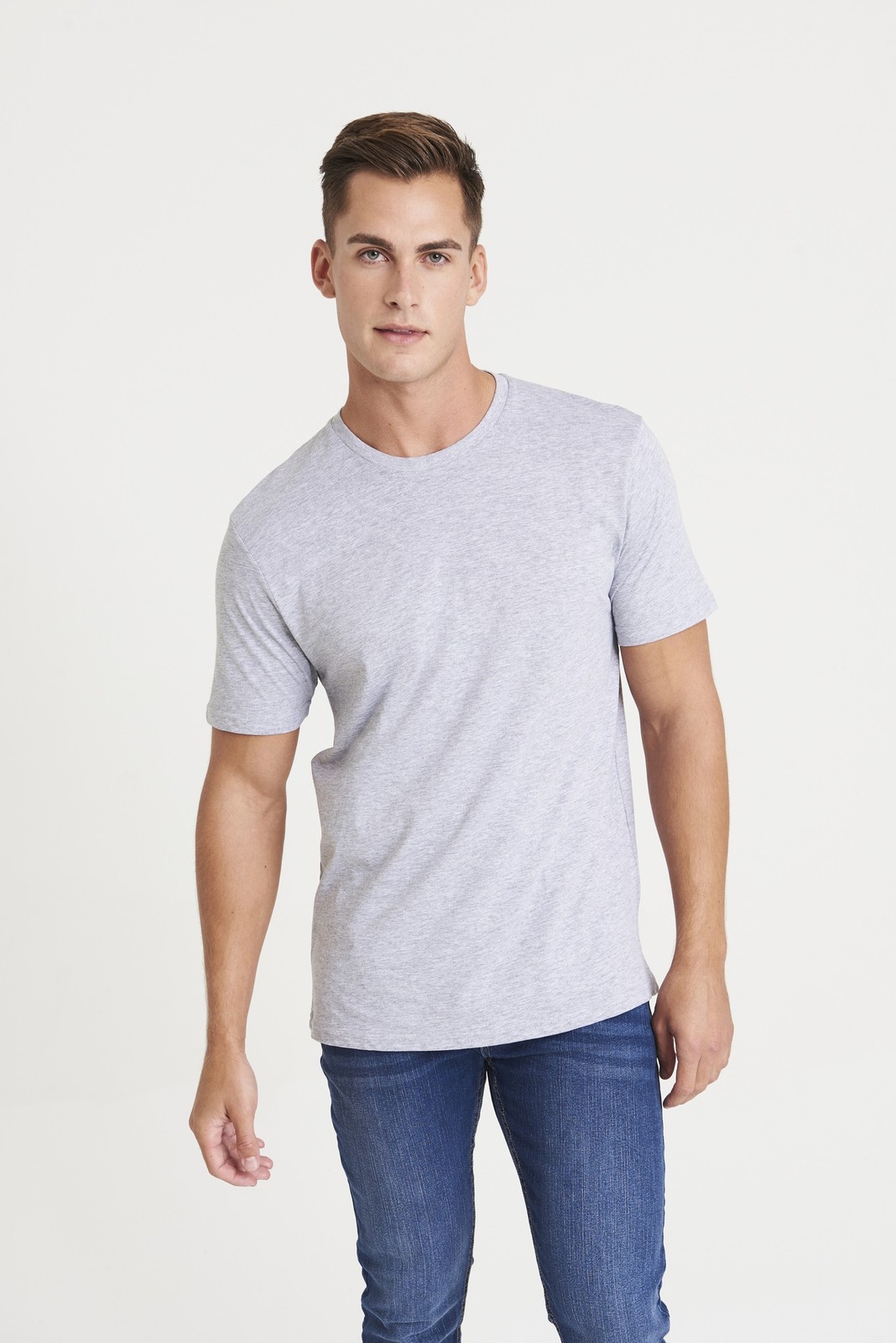 AWDis Just Ts & Polos Triblend Crew Neck T-Shirt JT001 - Men's Plain Casual Top gallery