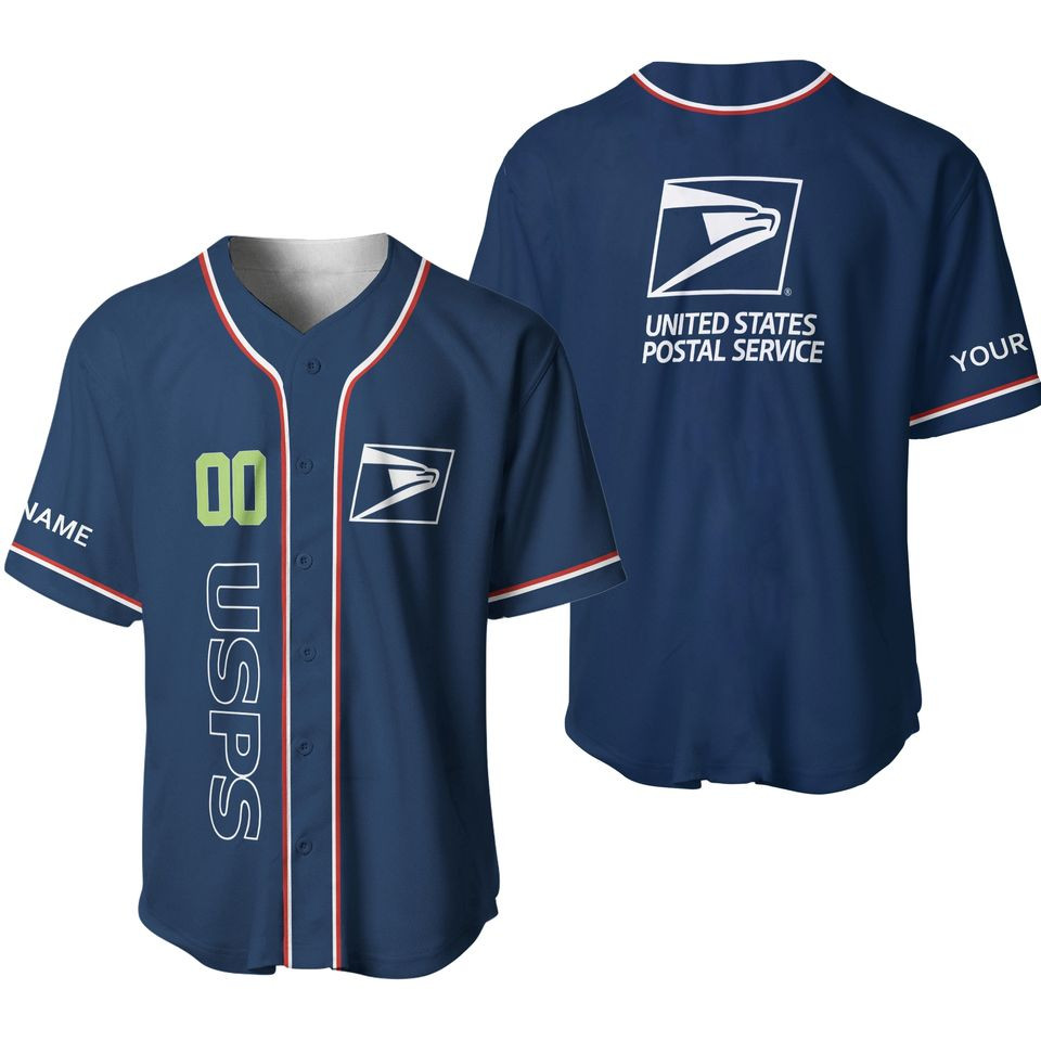 Personalized Postal Service Baseball Shirt, Postal Worker Uniform - S to 5XL gallery