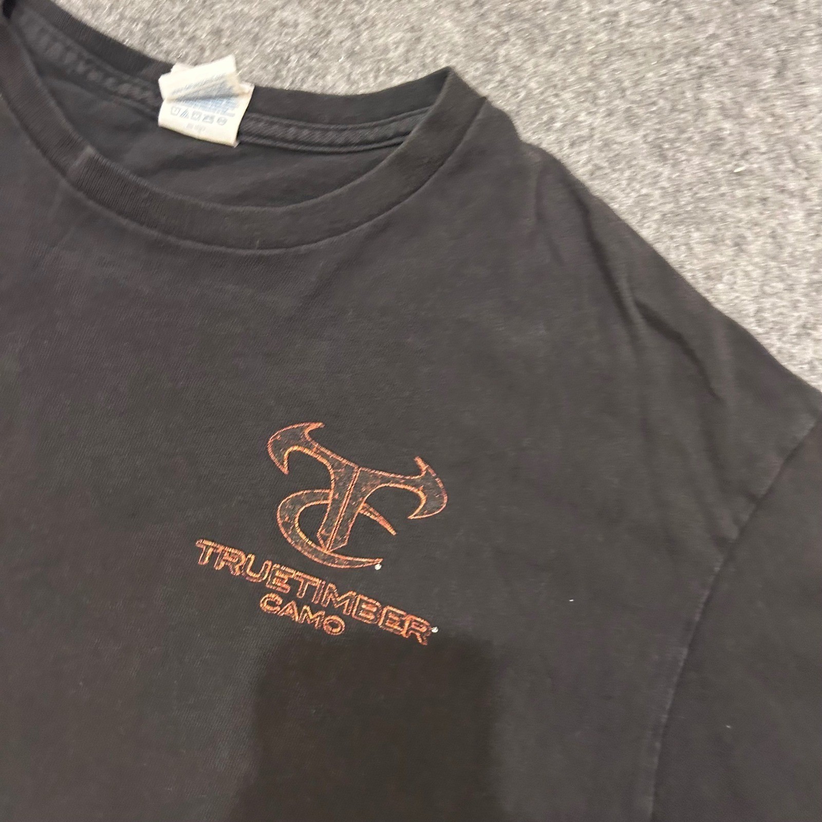 Delta Pro Weight Truetimber Camo Black Center Logo T Shirt Adult Large gallery