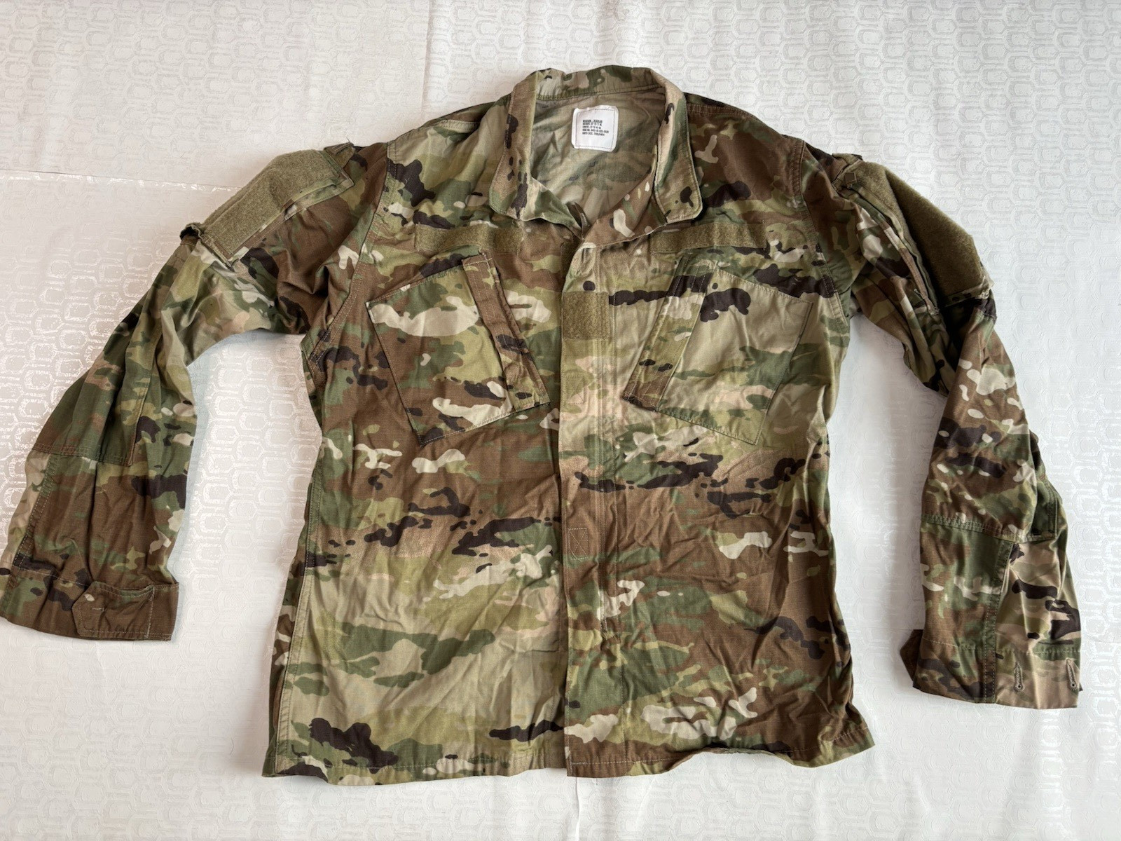 W2 Medium Regular Shirt Cotton/Nylon OCP Multicam Army 8415-01-623-5528