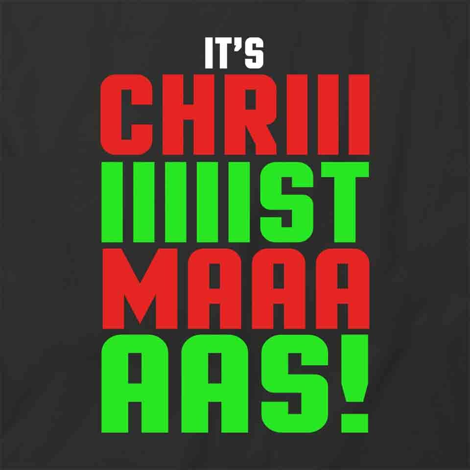 IT'S CHRISTMAS TShirt Tee Short-Sleeved Cotton CLOTHING HOLIDAYS S1BCA188 gallery