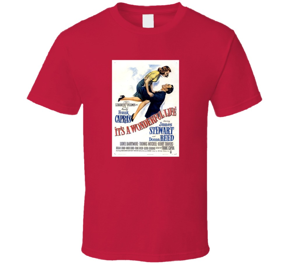 It’s A Wonderful Life Tee Classic Holiday Christmas Movie T Shirt
