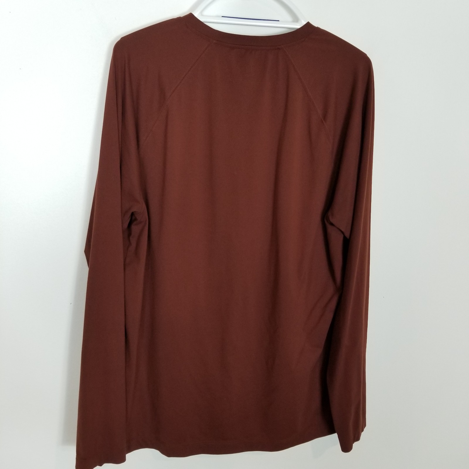 Rhone Reign Long-sleeve Performance Shirt Sz L Brown Nylon Blend Outdoor Casual gallery