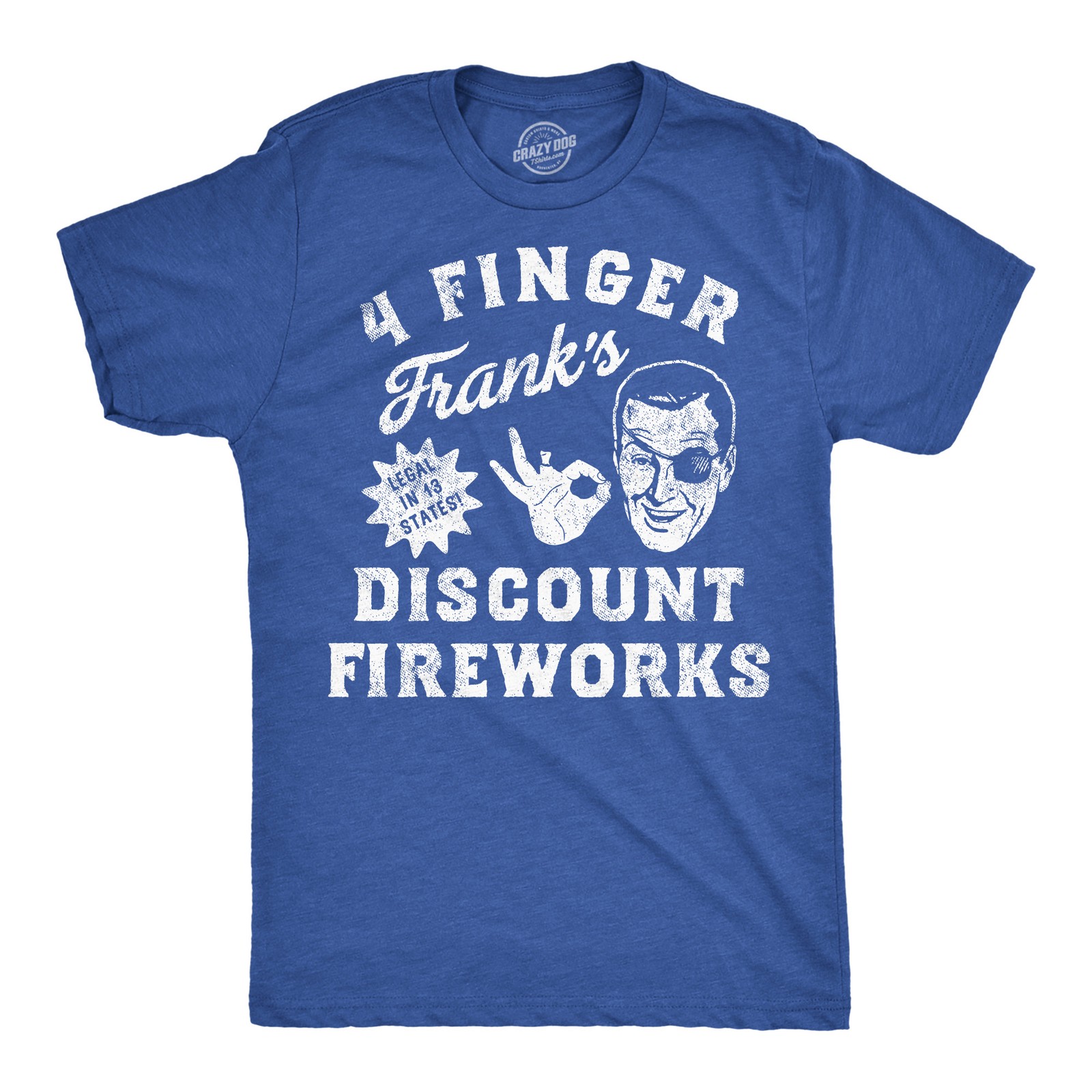 Mens Funny T Shirts 4 Finger Franks Discount Fireworks Sarcastic Fourth Of July gallery