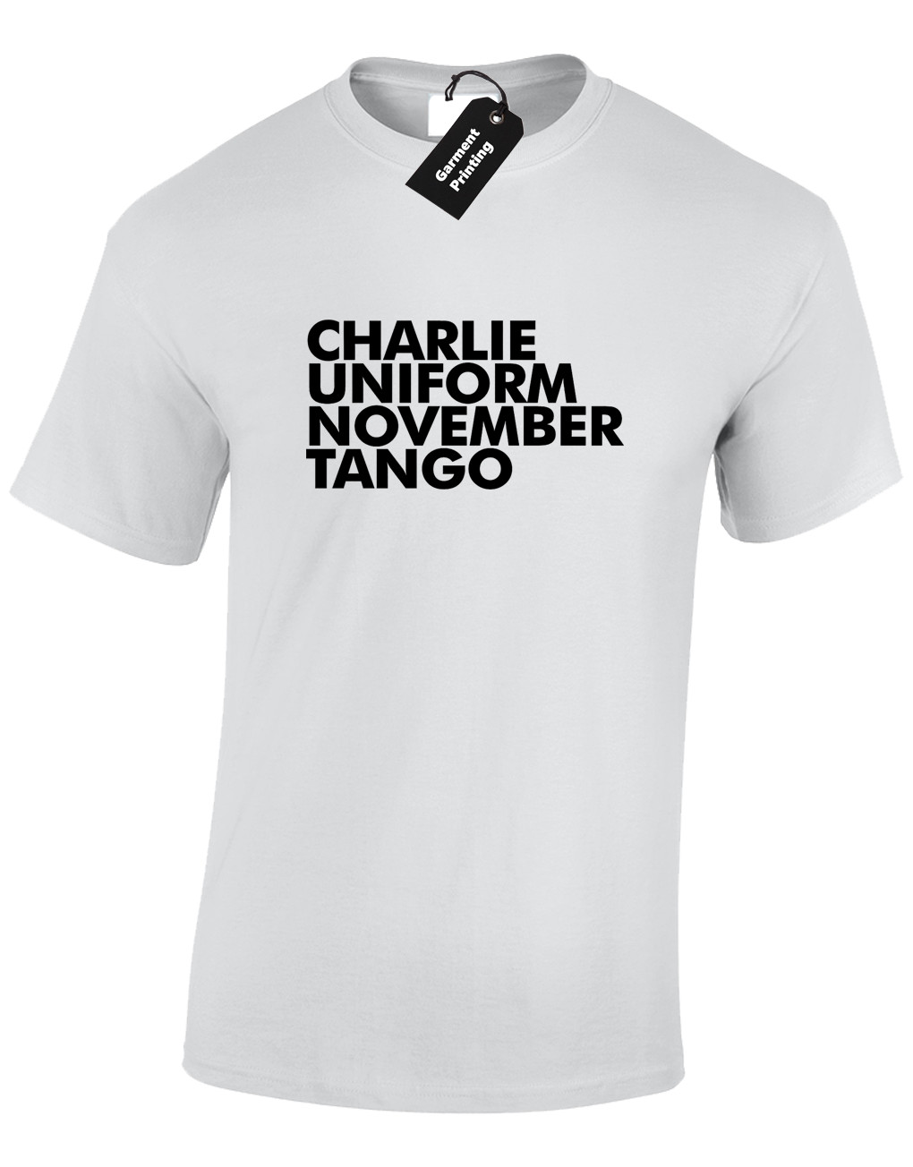 Charlie Uniform Funny Rude Design Joke Comedy Gift Unisex T-Shirt gallery