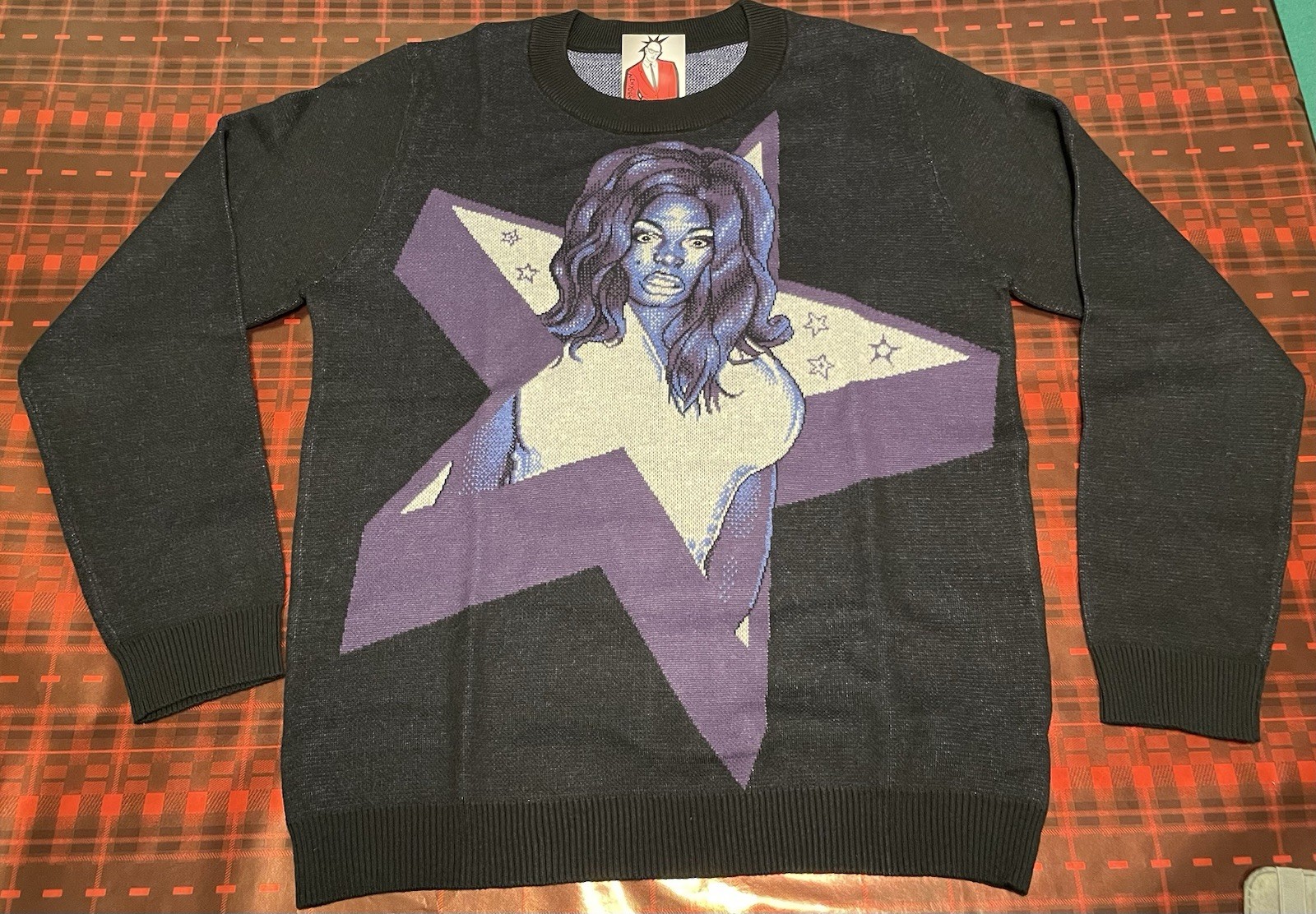 Mona Foot Sweater Cotton / Poly Blend Gay Drag Icon Nashom Wooden East Village