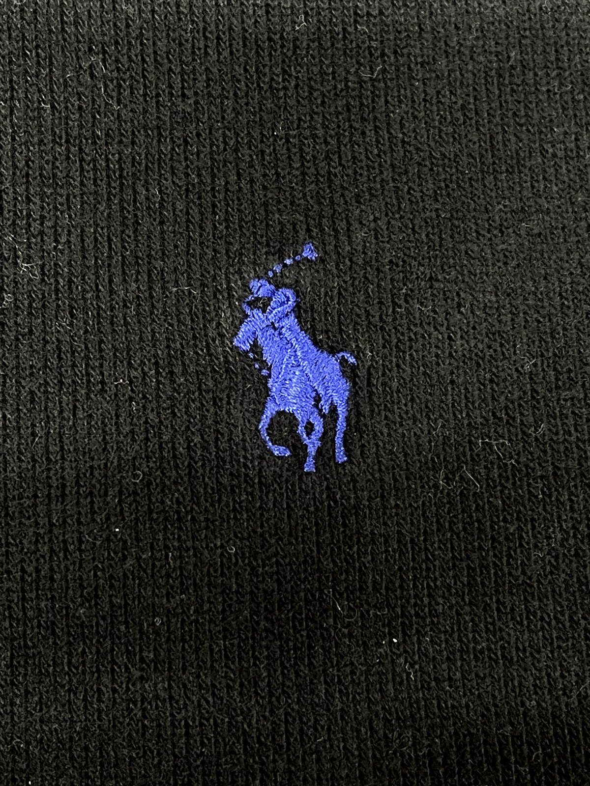 Ralph Lauren Polo Quarter Zip Mens XL Black Sweater Pullover Made In Sri Lanka gallery