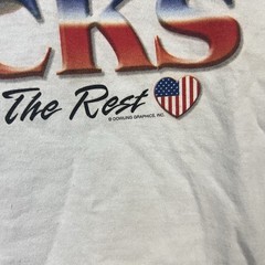 VINTAGE ‘AMERICAN CHICKS BETTER THAN THE REST’ T SHIRT XL HUMOR NOVELTY USA