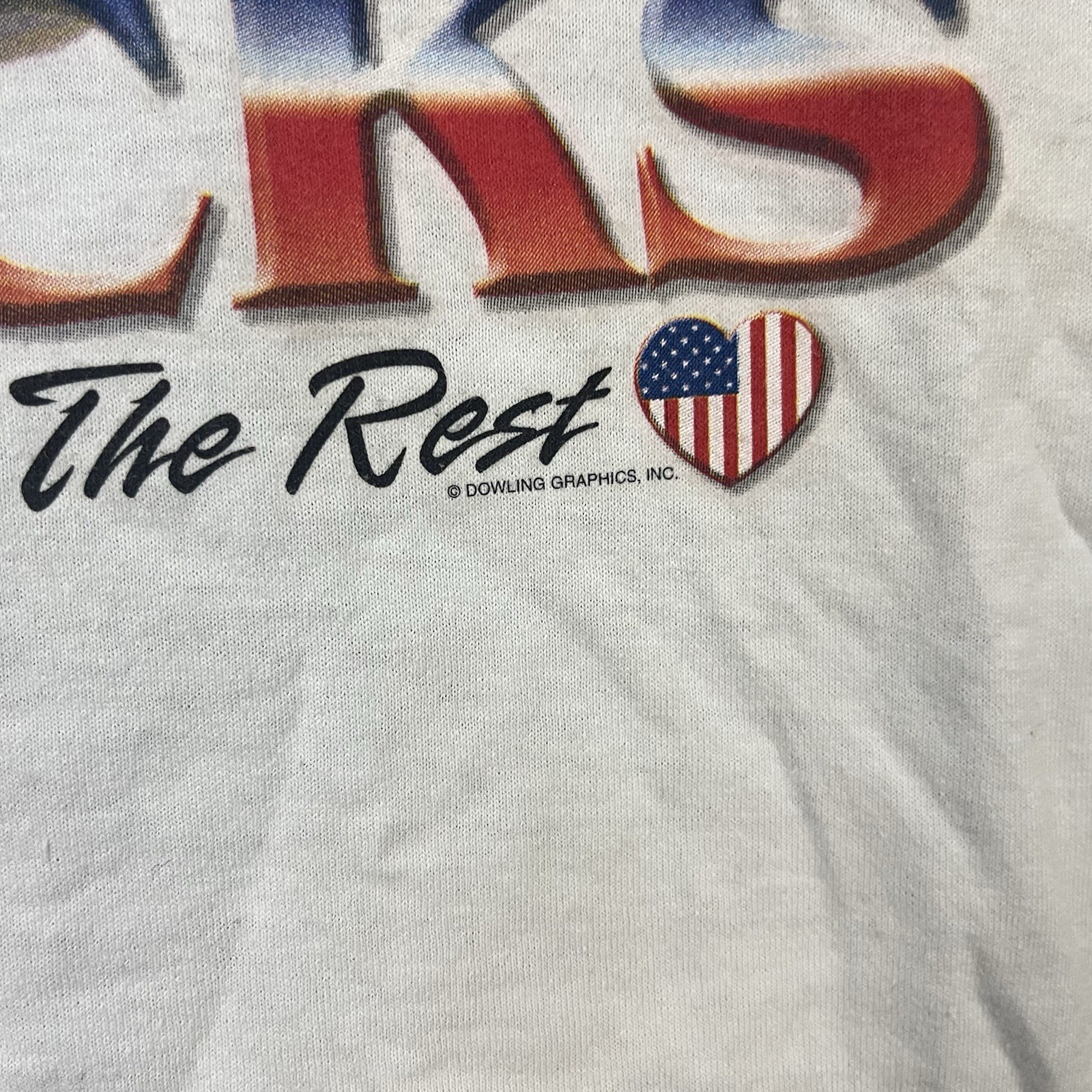 VINTAGE 'AMERICAN CHICKS BETTER THAN THE REST' T SHIRT XL HUMOR NOVELTY USA gallery