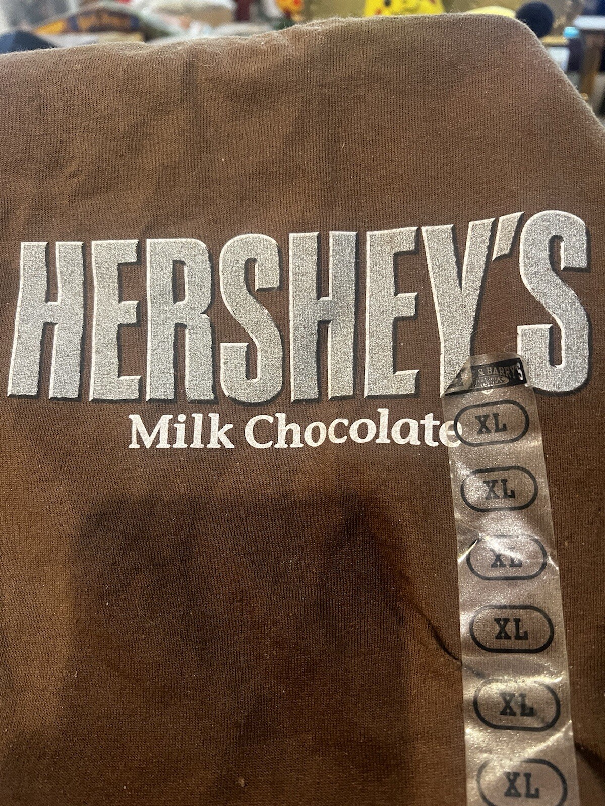 HERSHEY’S MILK CHOCOLATE T-SHIRT BROWN ADULT SIZE XL ( READ ) gallery