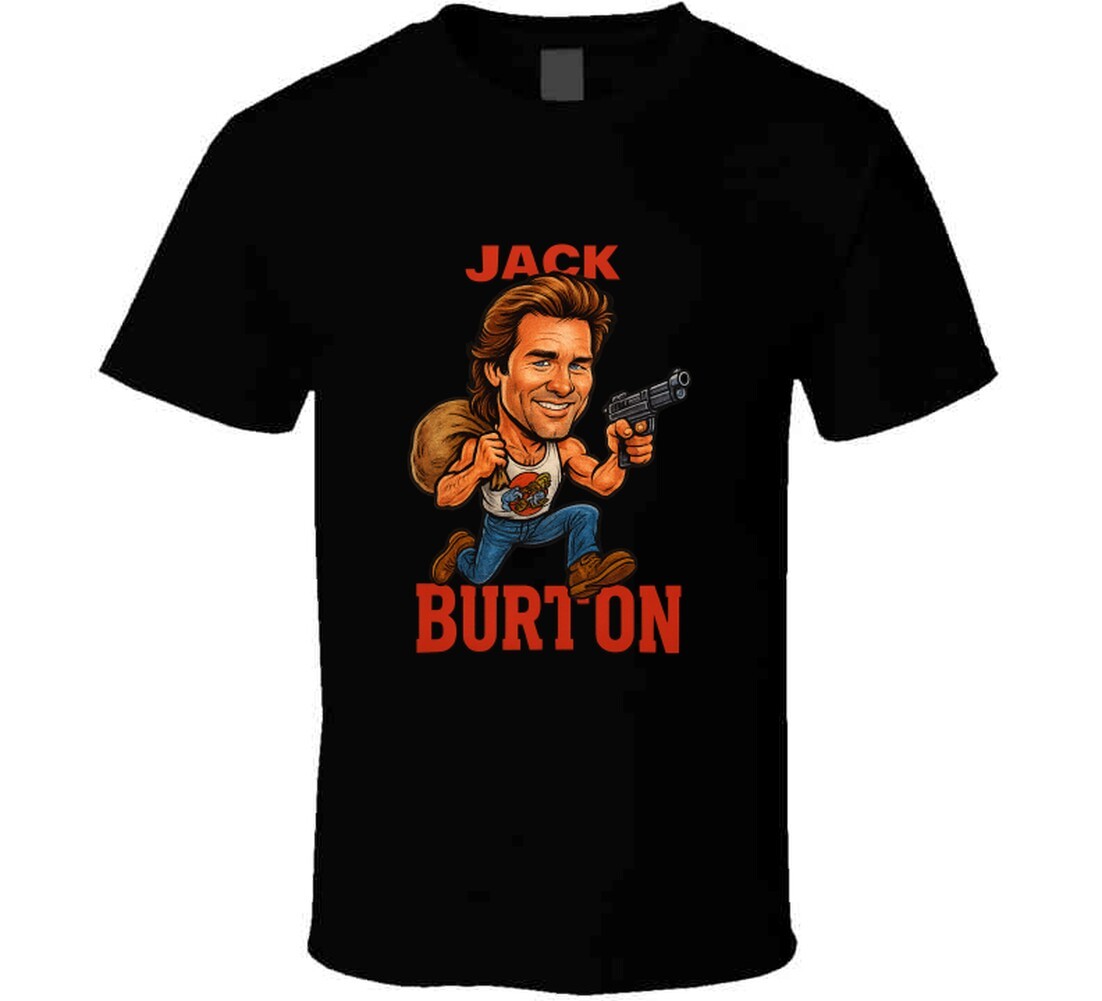 Jack Burton Big Trouble In Little China Retro Movie Caricature T Shirt gallery