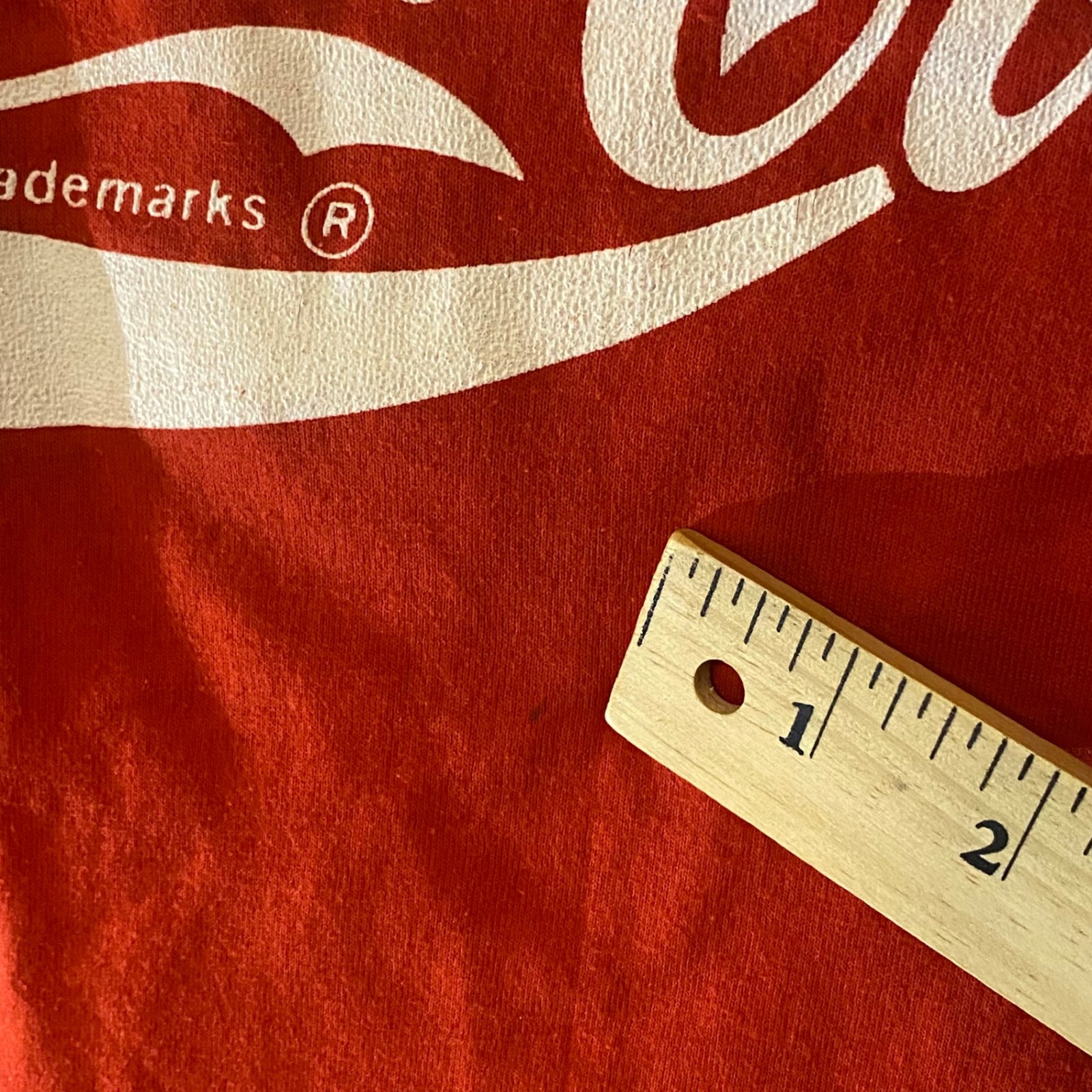Coca Cola T-Shirt Mens M Red Logo Graphic Tee HOBY Youth Back Print USA TeeJays gallery