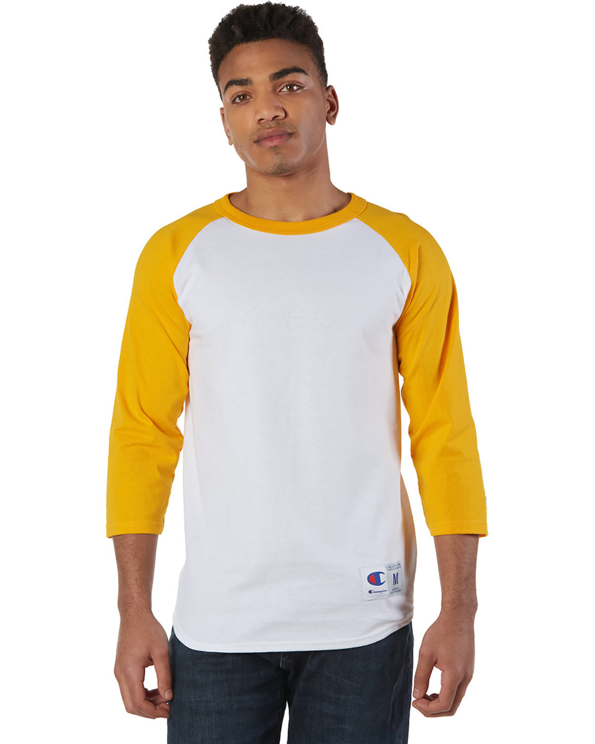 Champion Adult Raglan Stylish T Shirt Casual Plain T-Shirt - T1397 gallery