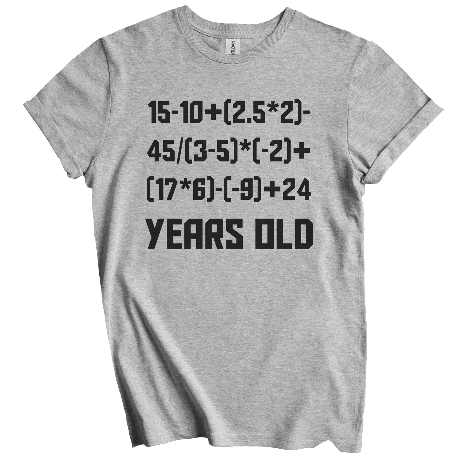 100th Birthday Shirt – 100 Years Old Algebra Equation Math T-Shirt