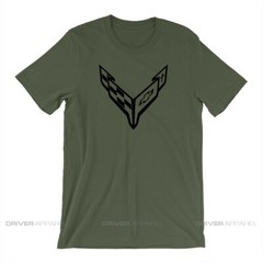 The Original Driver Apparel Corvette C8 Emblem Shirts & Hoodies Logo Chevy Z06