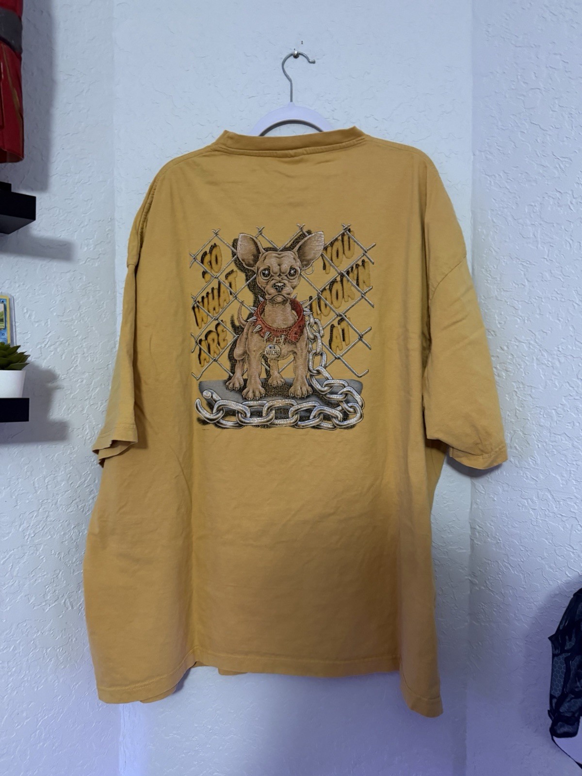 Vintage 90’s El Macho Chihuahua “So What Are You Look’N At” Graphic T Shirt IBS gallery