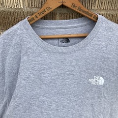 The North Face Mens XL Evolution Box NSE Short Slv Tee T-shirt Pale Grey Heather