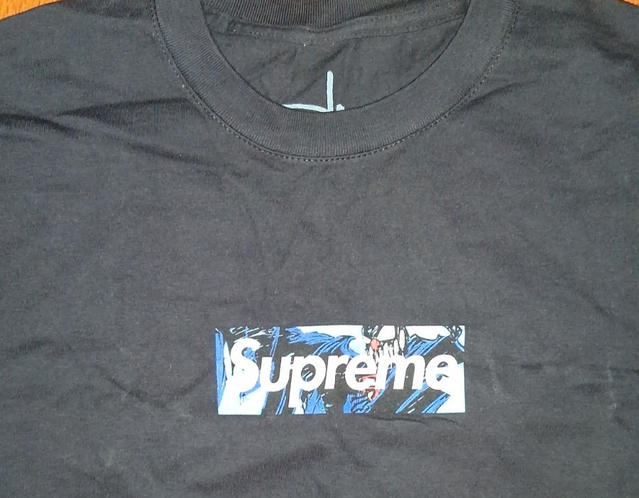 Slawn Batpreme T Shirt Black Size XXL Supreme Box Logo New. gallery