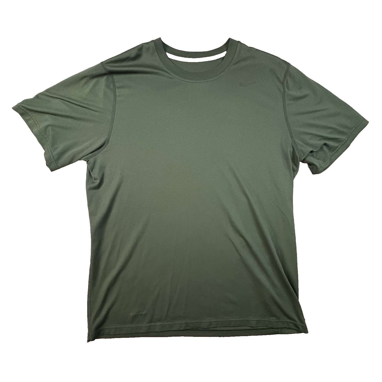 LOT OF 2 Men's L Black & Green Nike T Shirts SEE DESCRIPTION gallery