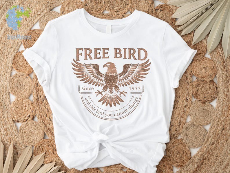 Free Bird Shirt, Comfort Colors Band TShirt, Old School Band T-shirt gallery