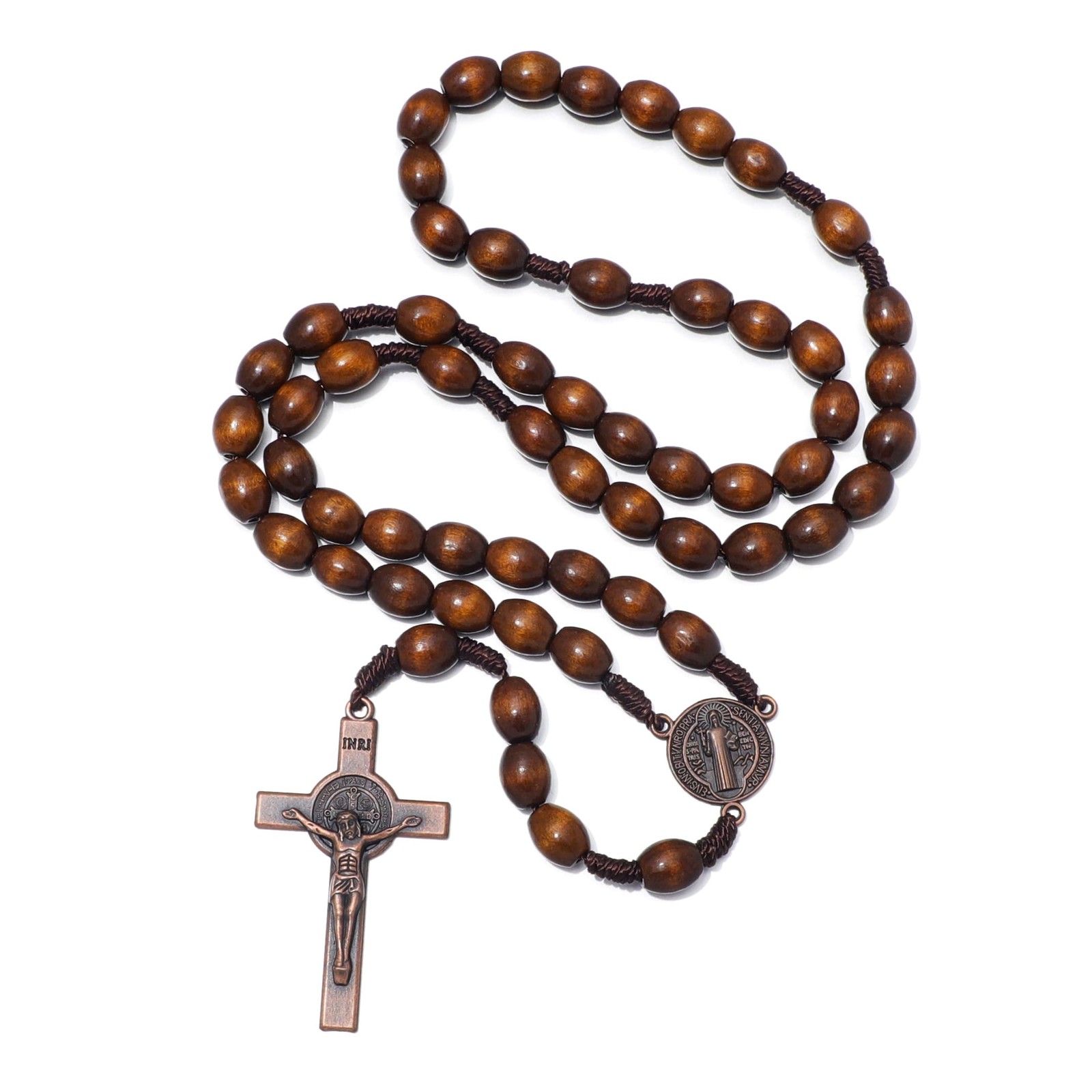 Handmade Wooden Catholic Rosaries, Rosary Beads Necklace Catholic Christian P... gallery