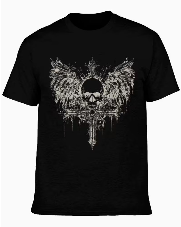 Men's Gothic Y2K Shirt | 100% Cotton, No Other Materials Used gallery