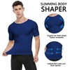 Men Slimming Body Shaper Posture Corrector Vest Abdomen Compression T-Shirts Top gallery