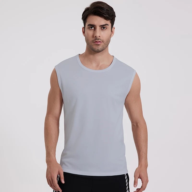 Mens Sleeveless Muscle Tee Cotton 3 Pack Solid Blank Tank Top T Shirt Gym Summer gallery