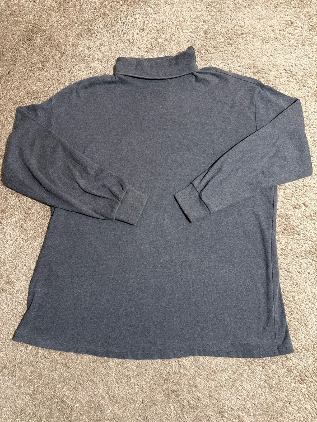 St. John’s Bay Men’s 3XLT Gray Turtleneck Shirt Long Sleeve gallery