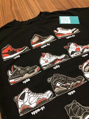 AUTHENTIC CLASSICS AIR JORDAN RETRO KICKS SHIRT 1 2 3 4 5 6 7 8 9 10 11 12 13 14