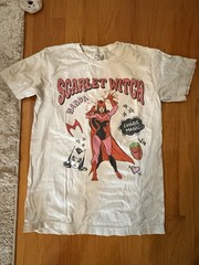 Marvel Scarlet Witch Wanda Graphic White Men’s Short Sleeve Crew Neck T-Shirt M