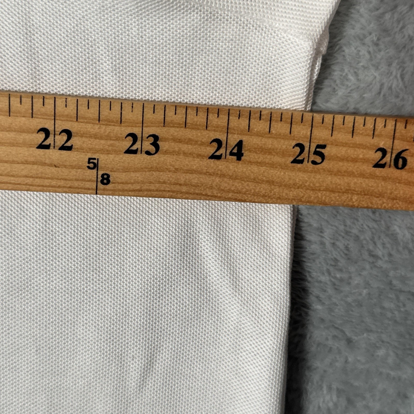 Vince Shirt Mens 2XL White Solid Pima Cotton Crewneck Jersey T-Shirt Peru Pique gallery