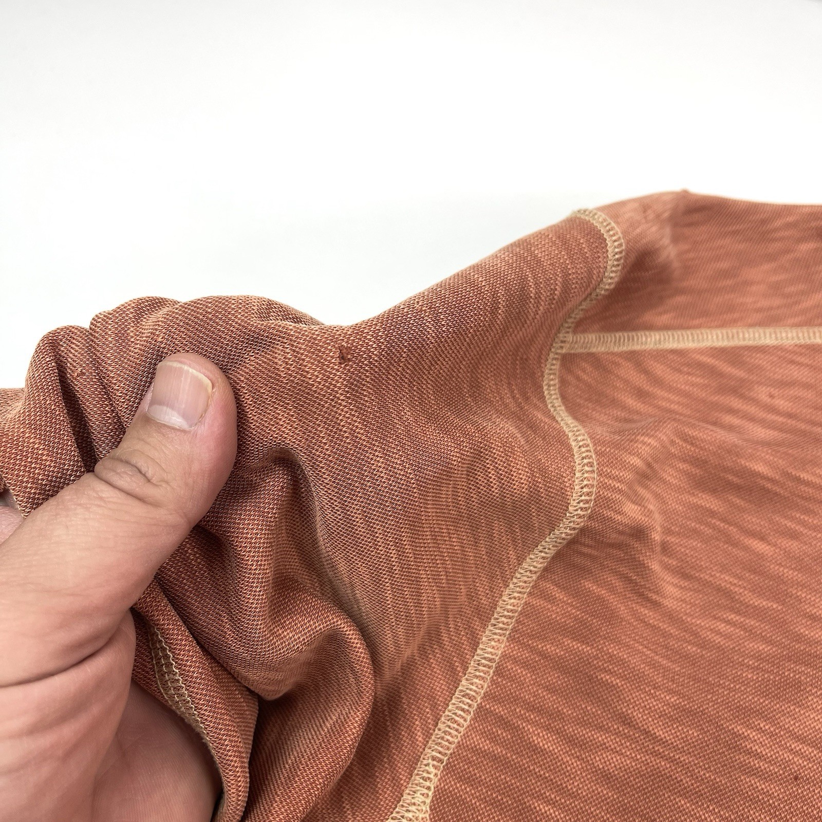 Tommy Bahama Burnt Orange Heather Tencel Blend T-Shirt Men’s Size L gallery