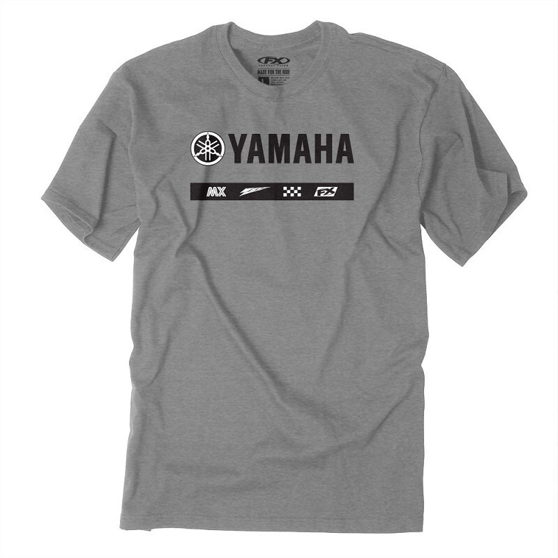 Factory Effex Yamaha Racing Alpha T-Shirt Heather Gray Licensed YZF YZ WRF TTR gallery