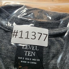 Level Ten Shirt Mens Small Gray Long Sleeve Jersey Tee *NWT*