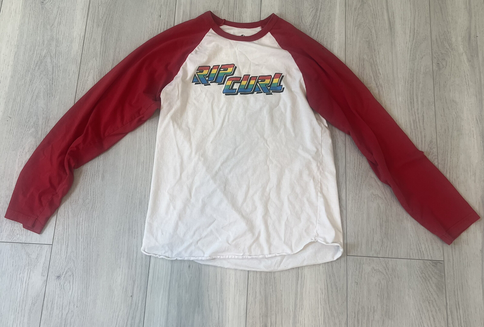 Rip Curl Mens Long Sleeve Limited Edition Tradition T-Shirt M Has Holes, Stain gallery