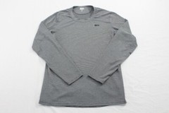 REI Shirt Mens sz Medium Long Sleeve Classic Crew Neck Lightweight Gray
