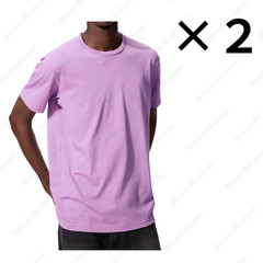 [2PCS SAME COLOR] UNIQLO Dry collar crew neck T-shirt XS-4XL 16Colors Unisex NWT