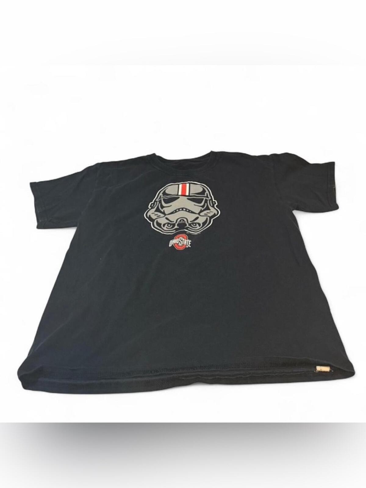 Ohio State Black Graphic Tee with Stormtrooper Helmet gallery