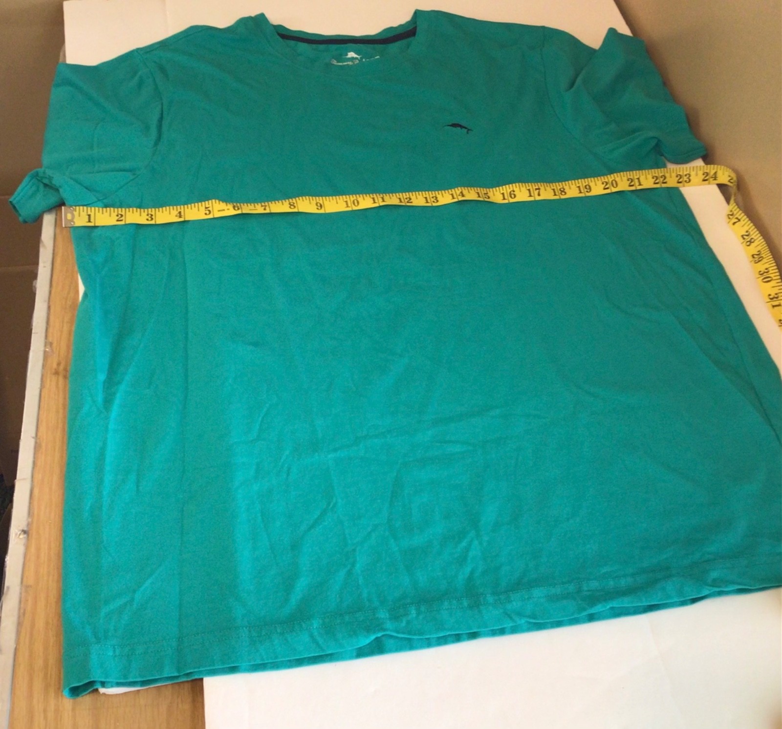 Tommy Bahama Men Stretch Cotton T-Shirt Large Teal Green Casual Resort Coastal gallery