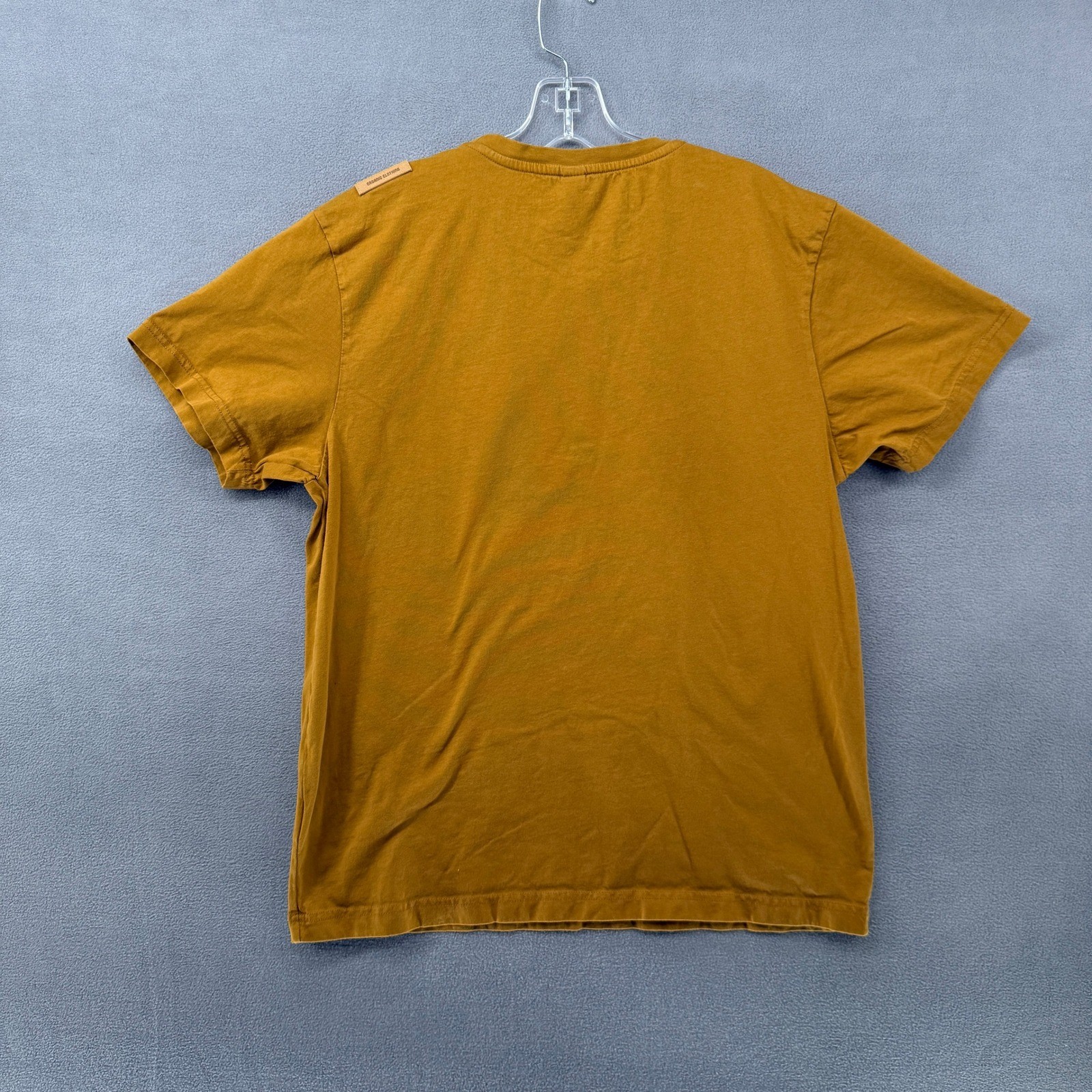 Picture Organic Clothing Mens XL Mustard Yellow Graphic Mountain T-Shirt Organic gallery