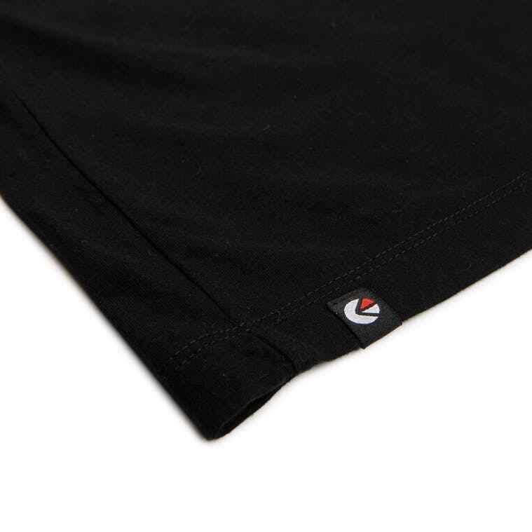 Ethika Prism Logo T-shirt - Classic Fit - Long Length Black Tee - Size Small gallery
