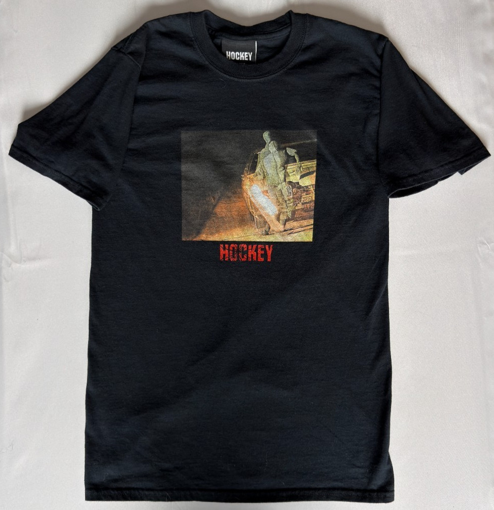 Hockey Eyes Without A Face T Shirt Mens Small Black Graphic Skate Tee NWOT gallery