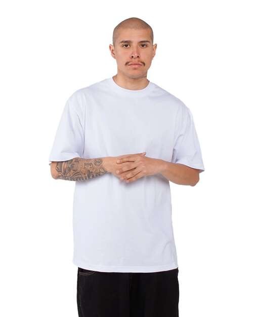 Shaka Wear Max Heavyweight Crew Plain Short Sleeves T-Shirts SHMHSS 3 PACK gallery