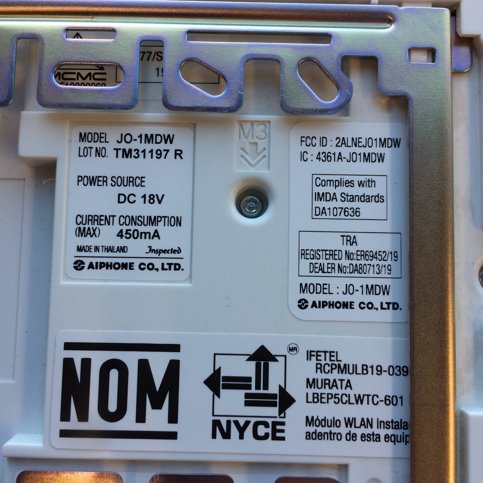 NOS  – NO BOX Aiphone intercom system JO System With J0-1MDW *Ships Fast*