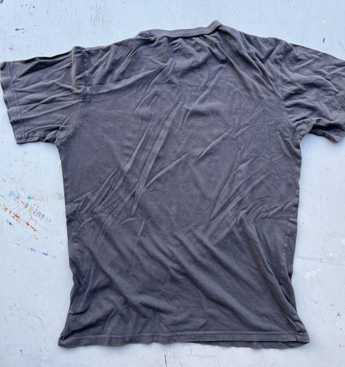 Men's SMDA T-Shirt Gray Sedona AZ Spell-Out S Cotton Hippie Stones Crystals USA gallery
