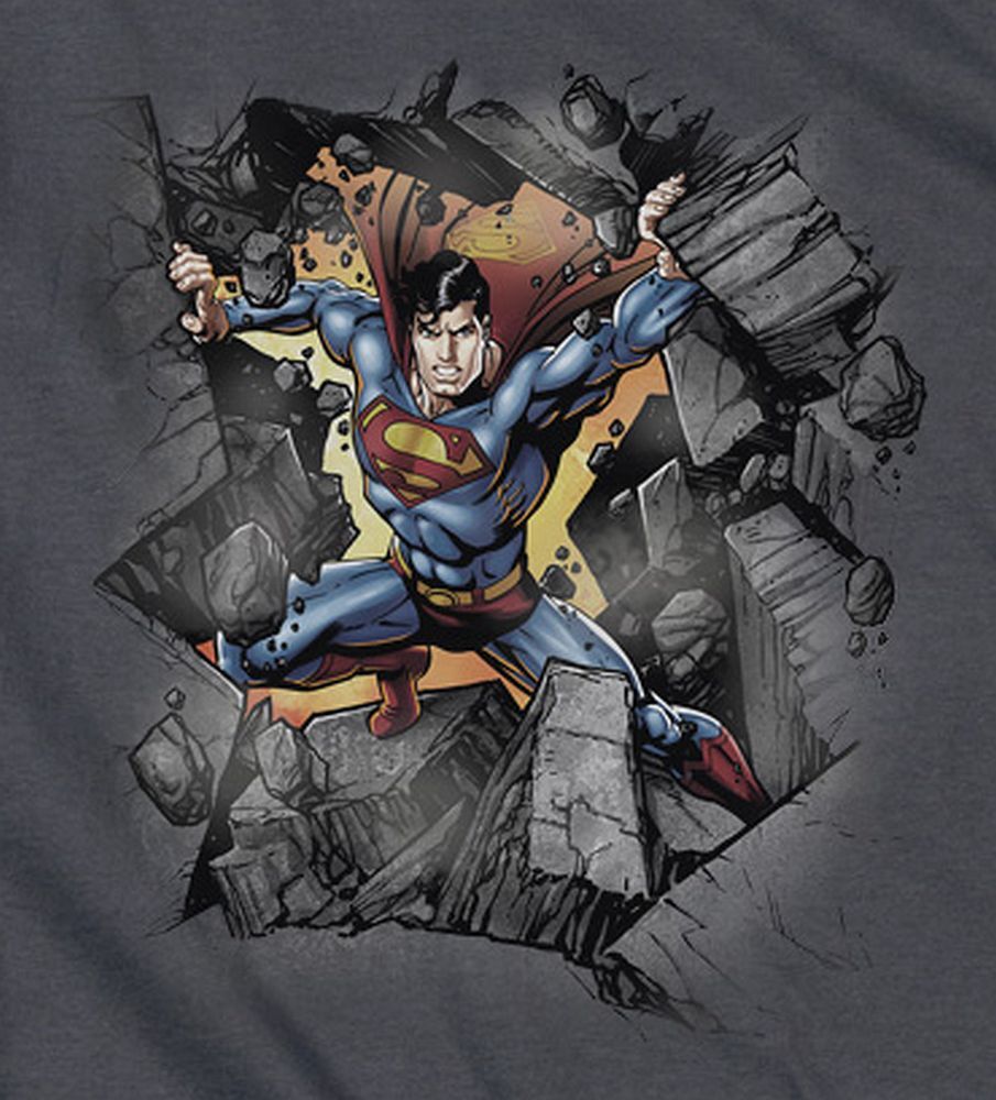 Superman "Break On Through" T-Shirt - Regular or Tank - to 5X gallery